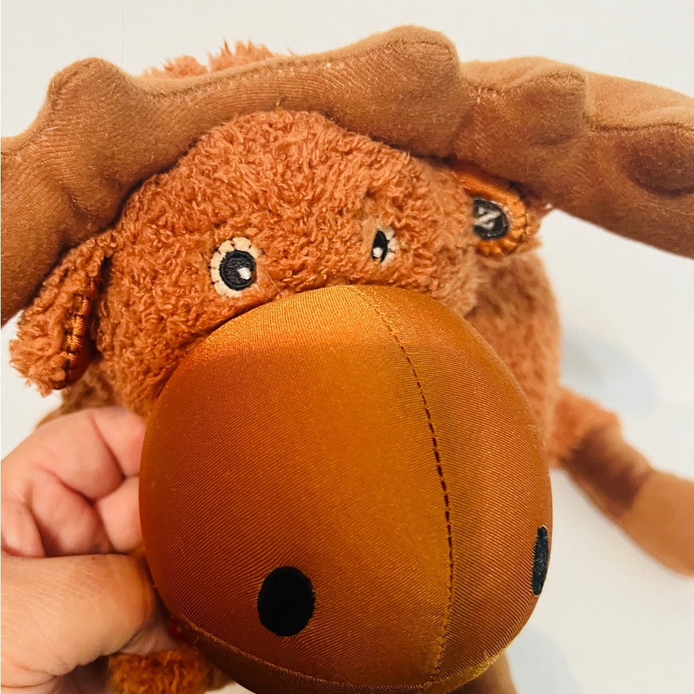 Zoobies Mudd the Moose Plush Toy, Pillow, & Blanket All in One